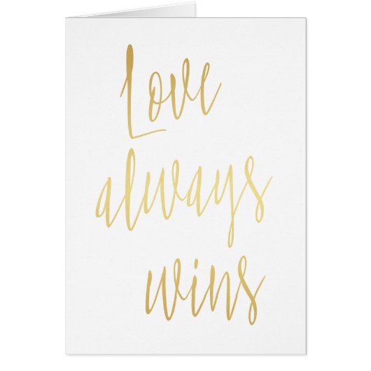 Modern Gold: "Liefde wint altijd" (Voorkant)