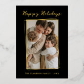 Modern Gold Lijst Prettige feestdagen (Voorkant)