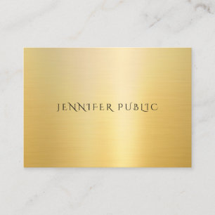 Modern Gold Look Professionele Sjabloon Elegant Visitekaartje