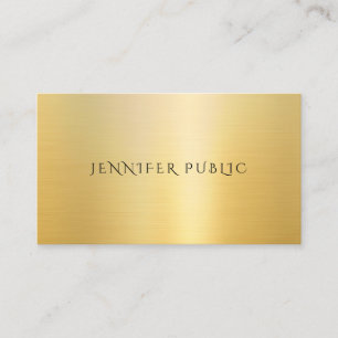 Modern Gold Look Professionele Sjabloon Elegant Visitekaartje