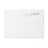 Modern Gold Merry-kersthandgeschreven script (Achterkant)