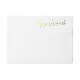 Modern Gold Merry-kersthandgeschreven script