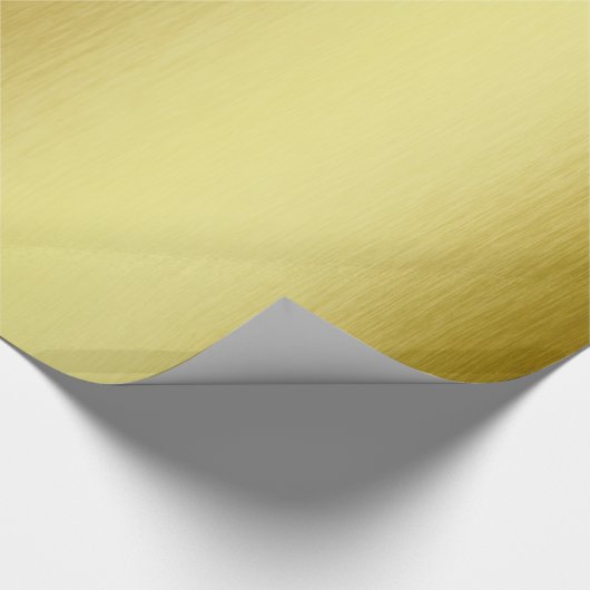 Modern Gold Metallic Cadeaupapier (Hoek)