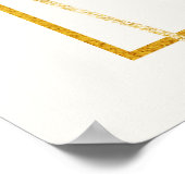 Modern Gold Minimalist Print Wall Art (Hoek)