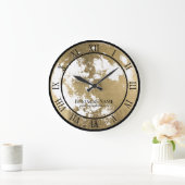 Modern Gold Moon Astronomisch Grote Klok (Huis)