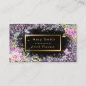 Modern Gold Party voegt Jouw tekst Visitekaartje t (Voorkant)