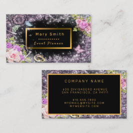 Modern Gold Party voegt Jouw tekst Visitekaartje t