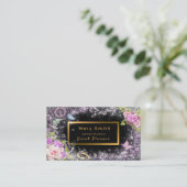 Modern Gold Party voegt Jouw tekst Visitekaartje t (Staand voorkant)