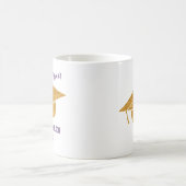 Modern Gold Petten uit naar het Afstudeerder Scrip Koffiemok (Center)