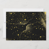 Modern Gold Photo Graduation Party Kaart (Achterkant)