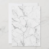 Modern Gold Pineapple Marble Tropical Wedding Kaart (Achterkant)