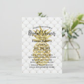 Modern Gold Pineapple Vrijgezellenfeest Kaart (Staand voorkant)