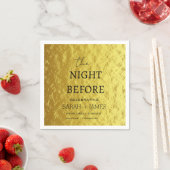 Modern Gold repetitie diner de avond ervoor Servet (Insitu)