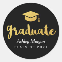 Modern Gold Script 2023 Afstudeerder Afstuderen Fa