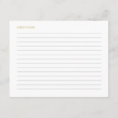 Modern Gold Script & Flowers Vrijgezellenfeest Rec (Achterkant)