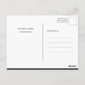 Modern Gold Script Minimalist Photo Afstuderen Briefkaart (Achterkant)