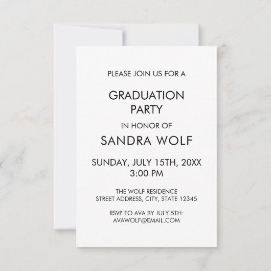 Modern Gold Script Photo Afstuderen Kaart (Achterkant)