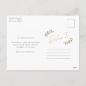 Modern Gold Script Prettige feestdagen Business (Achterkant)