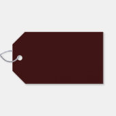 Modern Gold Script Vrolijk Kerstfeest Cadeaulabel (Achterkant Horizontaal)