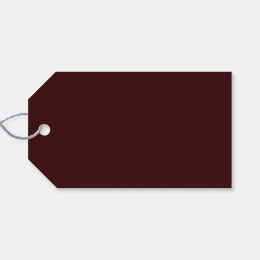 Modern Gold Script Vrolijk Kerstfeest Cadeaulabel (Achterkant Horizontaal)