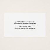 Modern Gold Silver Home Logo | architect Visitekaartje (Achterkant)