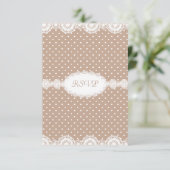 MODERN GOLD SPOT ENGAGTY RSVP KAART (Staand voorkant)