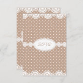 MODERN GOLD SPOT ENGAGTY RSVP KAART (Voorkant / Achterkant)