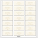 Modern Gold | Sticker van het Roam Wedding Guest-a<br><div class="desc">Dit moderne goud | stickers voor een crèmebruiloft zijn perfect voor je mooie boho bruiloft. Hun eenvoudige, unieke ontwerp, vergezeld van een hedendaags, minimaal script en gouden kleurenpalet, geeft dit product een gevoel van elegante formele luxe terwijl het simplistische, chic bohemen blijft. Houd het zoals is, of verkies om het...</div>