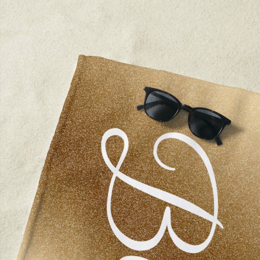 Modern Gold Strandlaken (In situ)