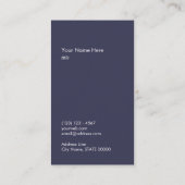 Modern Gold Striped Stijlvol Visitekaartje (Achterkant)