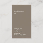 Modern Gold Striped Stijlvol Visitekaartje (Achterkant)