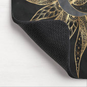 Modern Gold Sun Moon Planet Universe Mandala Muismat (Hoek)