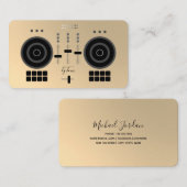 Modern Gold-Tone 2021 DJ | Glanzend Visitekaartje (Voorkant / Achterkant)