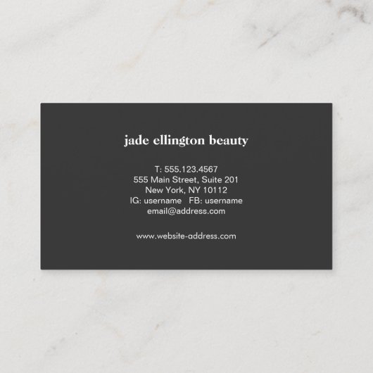 Modern Gold, zwart, roze Geometric 6 Punch Loyalty (Achterkant)