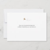 Modern Golden Bee Bedankt (Achterkant)