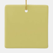 Modern Golden Blue Bee Keramisch Ornament (Achterkant)