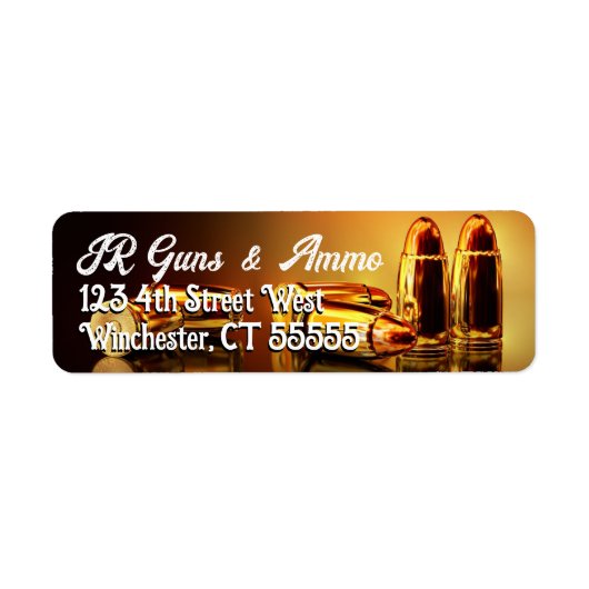 Modern Golden Cartridges Etiket (Voorkant)