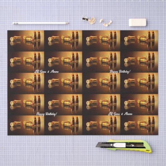 Modern Golden Cartridges Tissuepapier (Craft)