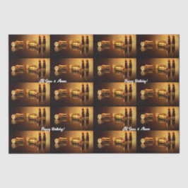 Modern Golden Cartridges Tissuepapier