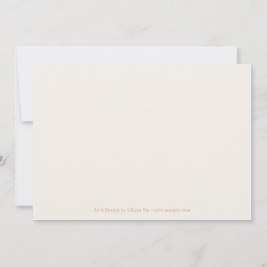 Modern Golden Design Holiday Party Invitation Kaart (Achterkant)