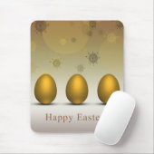 Modern Golden Easter Eggs Muismat (Met muis)