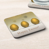 Modern Golden Easter Eggs Onderzetter (Linkerzijde)