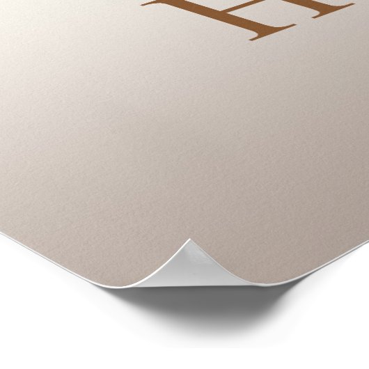 Modern Golden Easter Eggs Poster (Hoek)