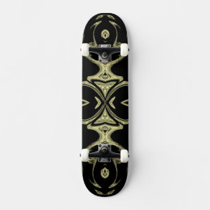 modern golden mode patroon skateboard