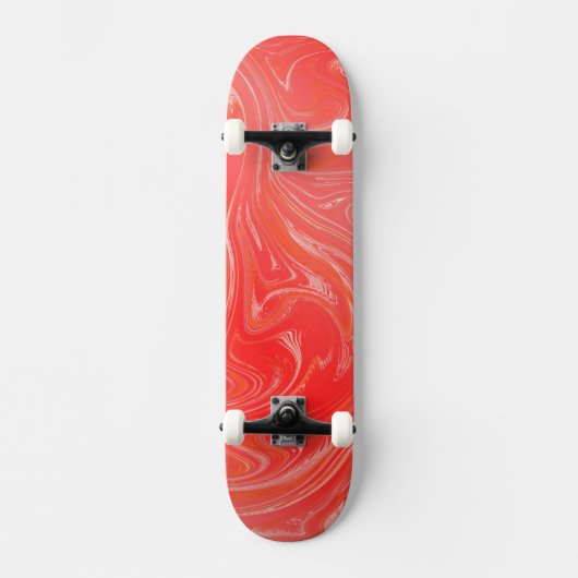 modern golden mode patroon skateboard (Voorkant)