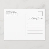 Modern Golden Navy Blue RN Graduation Party Aankondigingskaart (Achterkant)