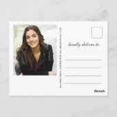 Modern Golden Nursing Graduation Party Invitation Briefkaart (Achterkant)