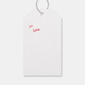 Modern Golden Retriever eenvoudig hondenliefhebber Cadeaulabel (Achterkant)