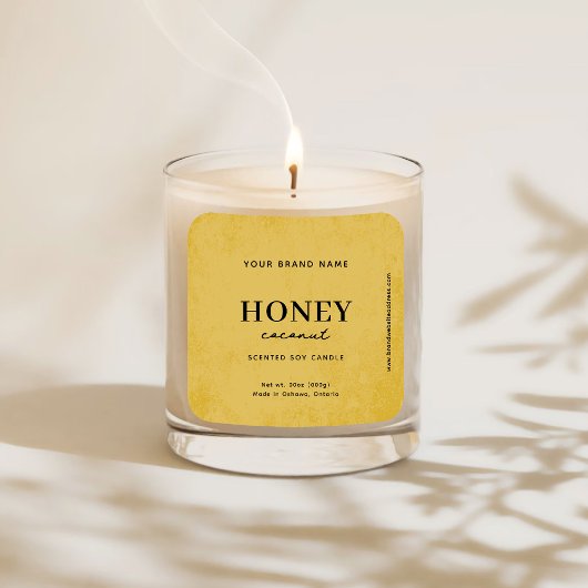 Modern Golden Rustic Label