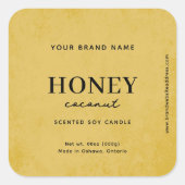 Modern Golden Rustic Label (Voorkant)